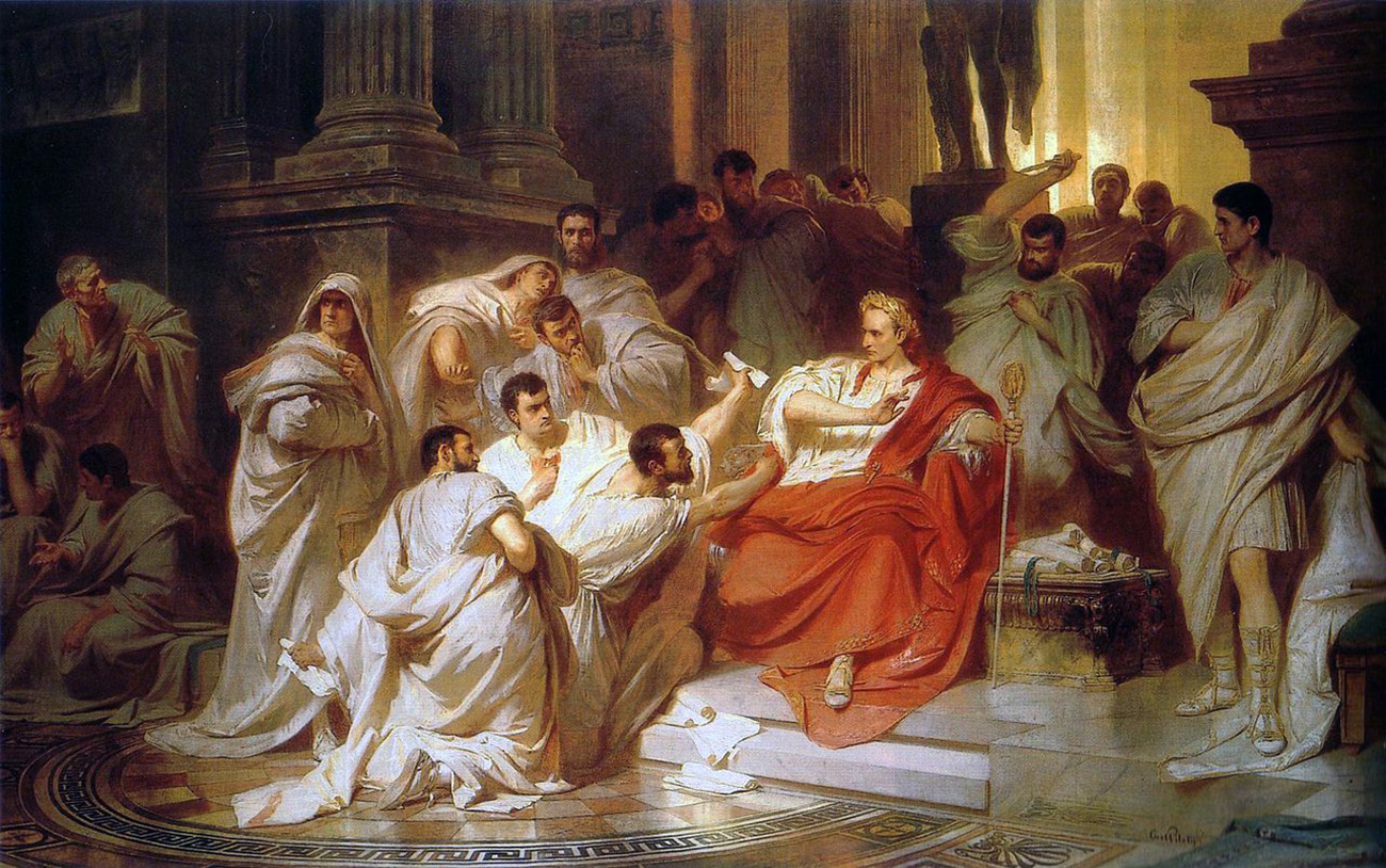 the murder of caesar